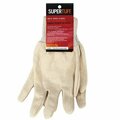 Trimaco One Size Fits Most White SuperTuff White Jersey Gloves 53205